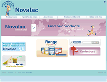 Tablet Screenshot of novalac.com