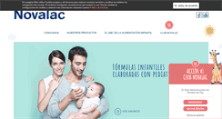 Desktop Screenshot of novalac.es