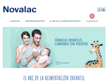 Tablet Screenshot of novalac.es