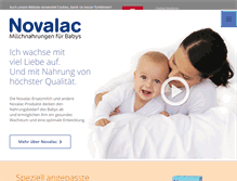 Tablet Screenshot of novalac.at